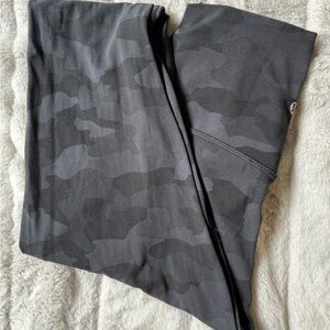 Lululemon Athletica Black Camo Leggings